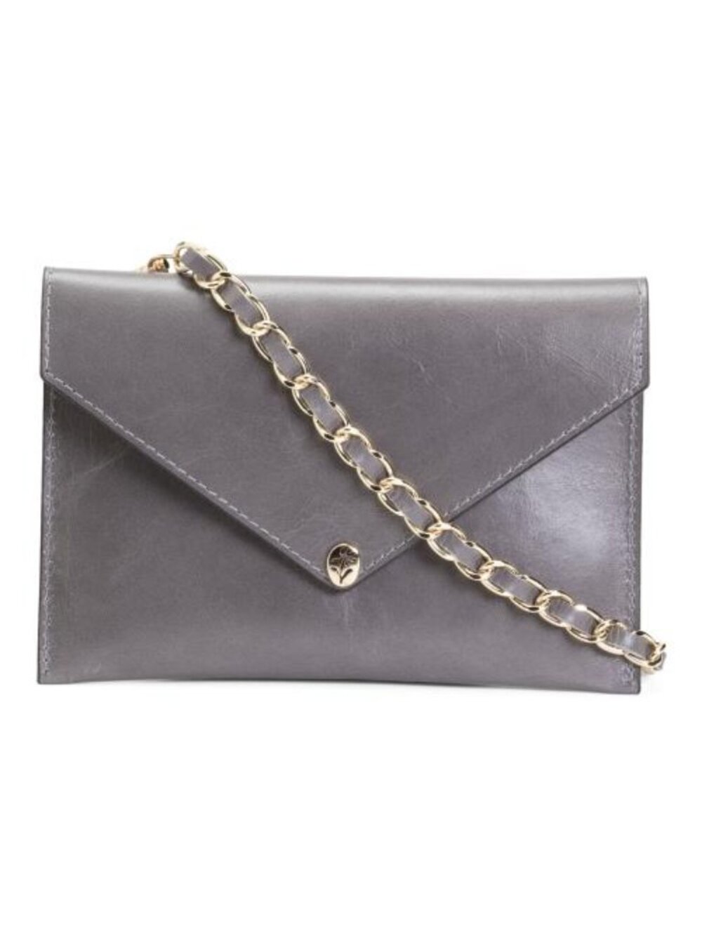 ISADORA Made In Italy Leather Detachable Chain Pochette